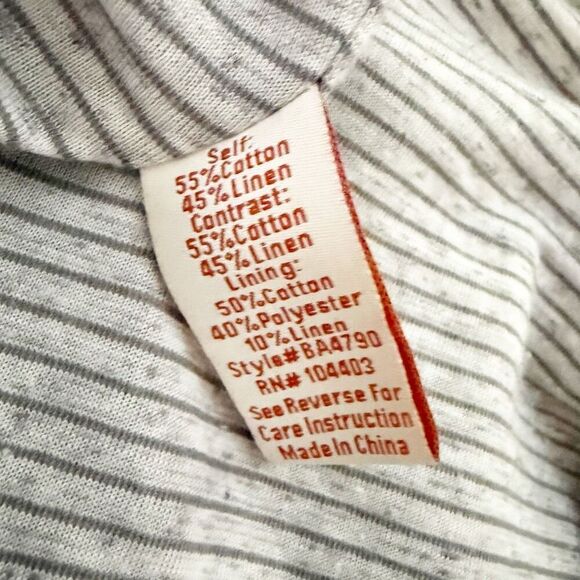 BLU PEPPER x ANTHROPOLOGIE | Cotton Linen Utility Tone Colorblock Jacket | Small - Picture 7 of 8